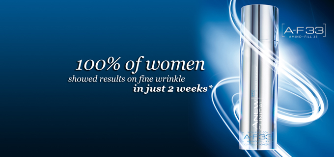 100% of women tested showed results on fine wrinkles in just 2 weeks
